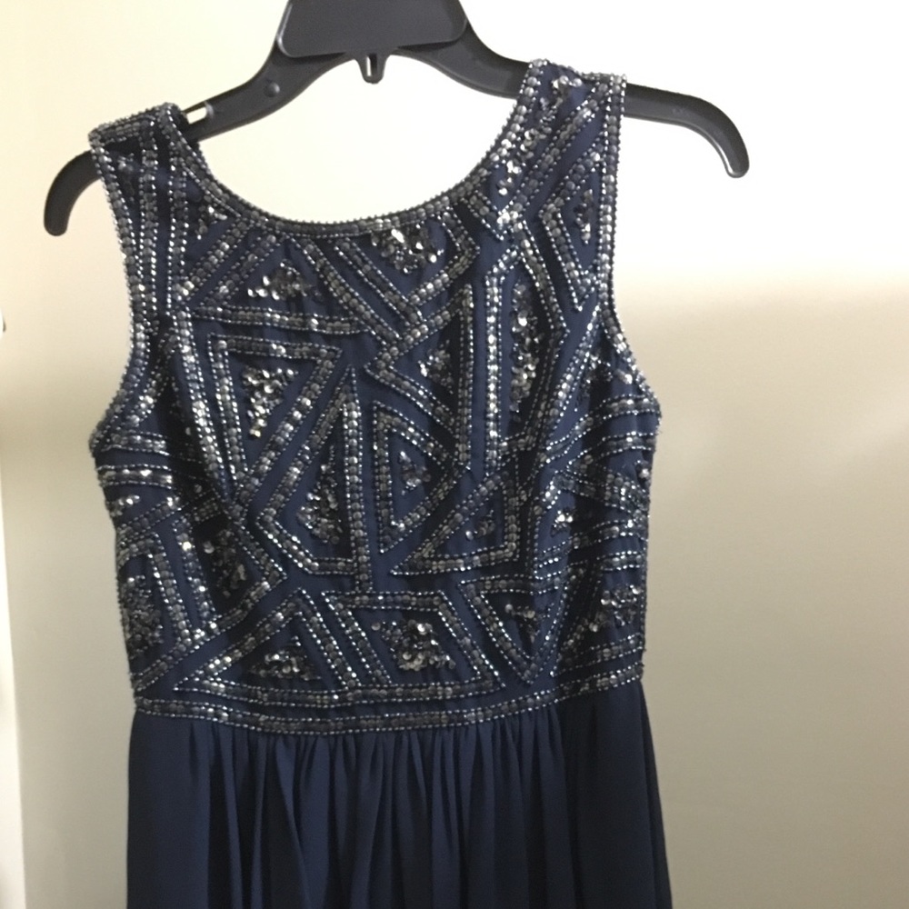 Adrianna Papell beaded gown